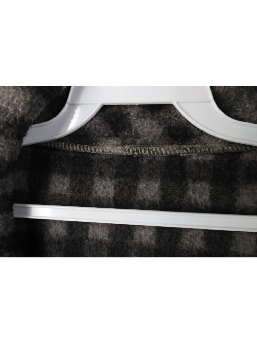 Vintage 90s Streetwear Mens Medium Boxy Fit Checkered Fleece Half Zip Sweater